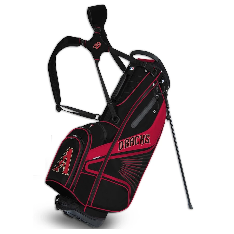 Arizona Diamondbacks Gridiron III Golf Stand Bag 1 Arizona Diamondbacks Gridiron III Golf Stand Bag