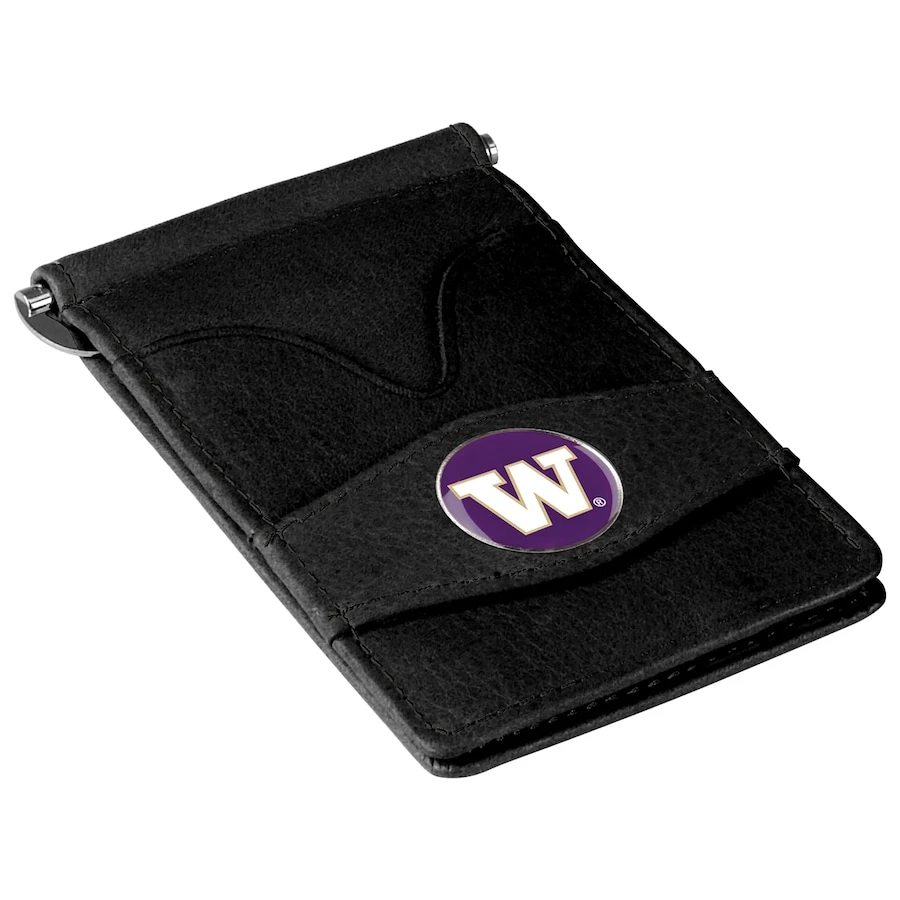 Washington Huskies Player's Golf Wallet - Black 1 Washington Huskies Player's Golf Wallet - Black
