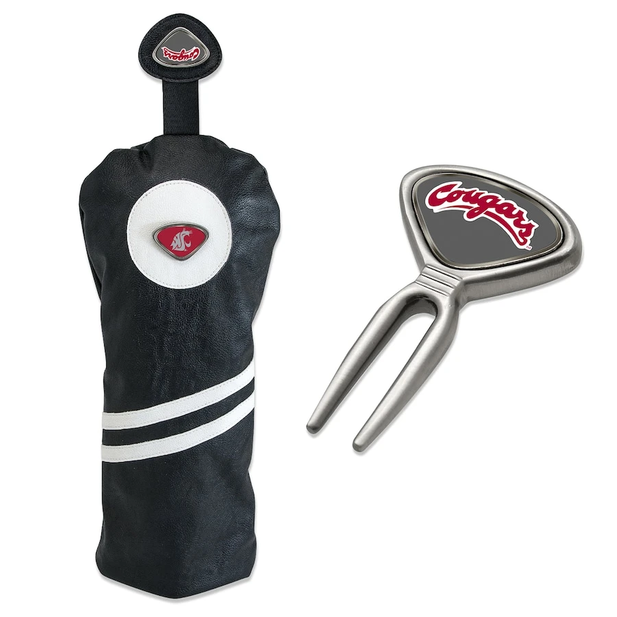 Washington State Cougars Golf Gift Set - Black 1 Washington State Cougars Golf Gift Set - Black