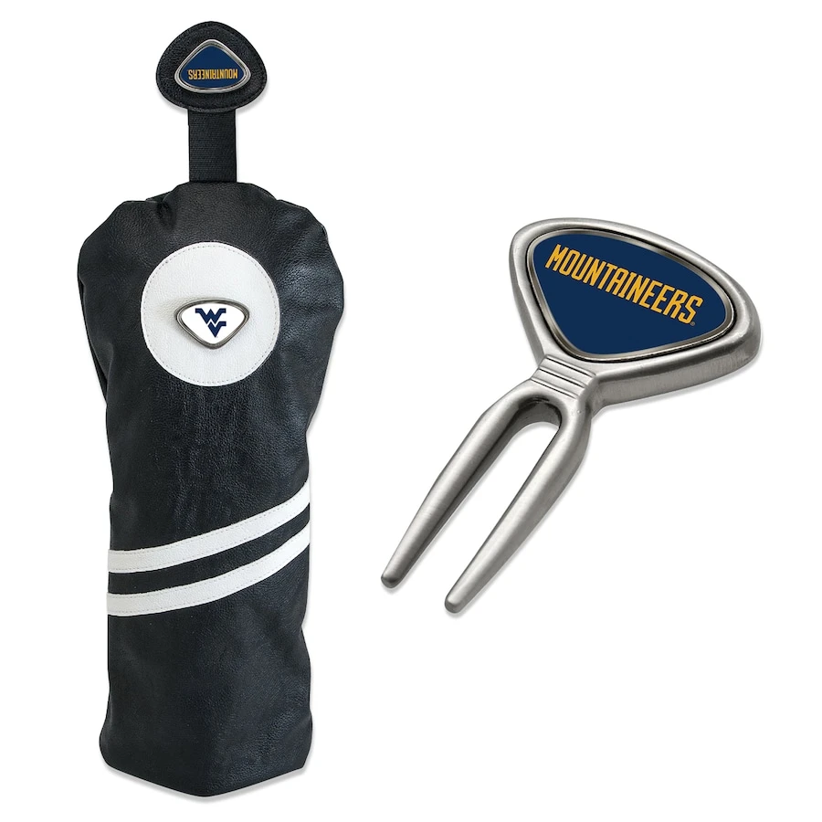 West Virginia Mountaineers Golf Gift Set - Black 1 West Virginia Mountaineers Golf Gift Set - Black