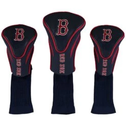 Boston Red Sox 3-Pack Contour Golf Club Head Covers