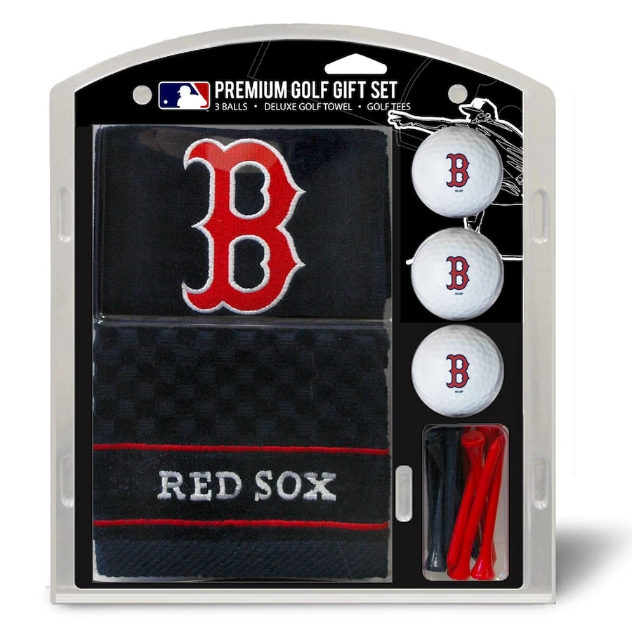 Boston Red Sox Embroidered Golf Gift Set 1 Boston Red Sox Embroidered Golf Gift Set