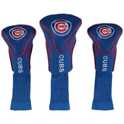 Chicago Cubs 3-Pack Contour Golf Club Head Covers