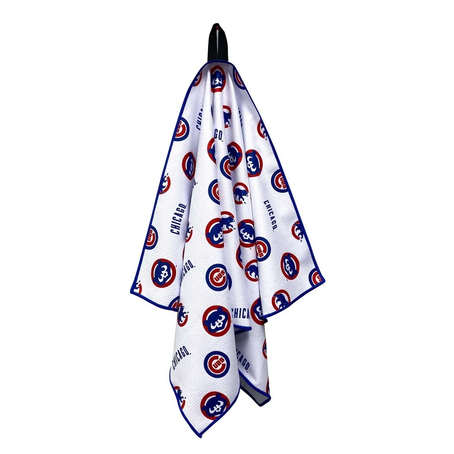 Chicago Cubs Aqua-Lock Caddy Golf Towel 2 Chicago Cubs Aqua-Lock Caddy Golf Towel - Image 2