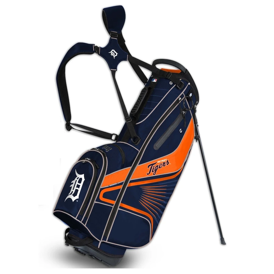 Detroit Tigers Gridiron III Golf Stand Bag 1 Detroit Tigers Gridiron III Golf Stand Bag