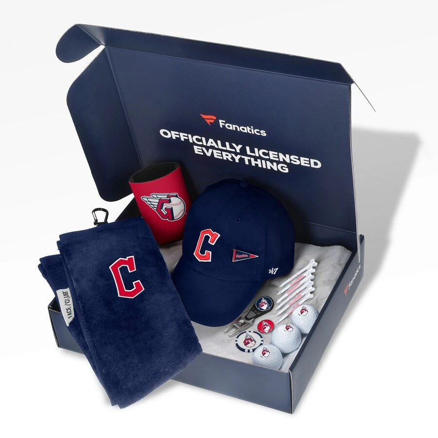Cleveland Guardians Fanatics Branded Fanatics Pack Golf-Themed Gift Box - $105+ Value 1 Cleveland Guardians Fanatics Branded Fanatics Pack Golf-Themed Gift Box - $105+ Value