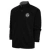 Atlanta United FC Antigua Brushed Metallic Logo Links Full-Zip Golf Jacket - Black