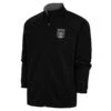 Austin FC Antigua Brushed Metallic Logo Links Full-Zip Golf Jacket - Black