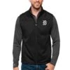 Detroit Tigers Antigua Links Full-Zip Golf Vest - Black