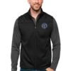 New York City FC Antigua Primary Team Logo Links Full-Zip Golf Vest - Black