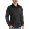Sporting Kansas City Antigua Links Full-Zip Golf Jacket - Black