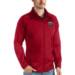 D.C. United Antigua Links Full-Zip Golf Jacket - Red
