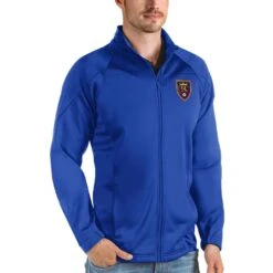 Real Salt Lake Antigua Links Full-Zip Golf Jacket - Royal