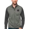Inter Miami CF Antigua Primary Team Logo Links Full-Zip Golf Vest - Steel