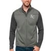 Kansas City Royals Antigua Links Full-Zip Golf Vest - Steel