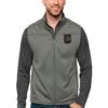 LAFC Antigua Primary Team Logo Links Full-Zip Golf Vest - Steel