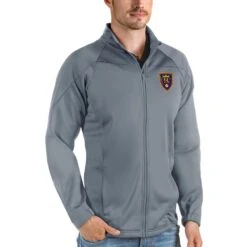 Real Salt Lake Antigua Links Full-Zip Golf Jacket - Steel