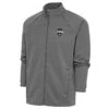Seattle Sounders FC Antigua Brushed Metallic Logo Links Full-Zip Golf Jacket - Steel