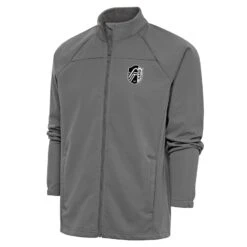 St. Louis City SC Antigua Brushed Metallic Logo Links Full-Zip Golf Jacket - Steel