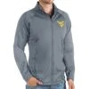 West Virginia Mountaineers Antigua Links Full-Zip Golf Jacket - Steel
