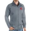 Wisconsin Badgers Antigua Links Full-Zip Golf Jacket - Steel