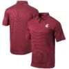 Washington State Cougars Columbia Golf Omni-Wick Set Polo - Crimson