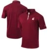 Washington State Cougars Columbia Golf Sand Save Omni-Wick Polo - Crimson