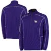 Washington Huskies Columbia Golf Shotgun Quarter-Zip Pullover - Purple