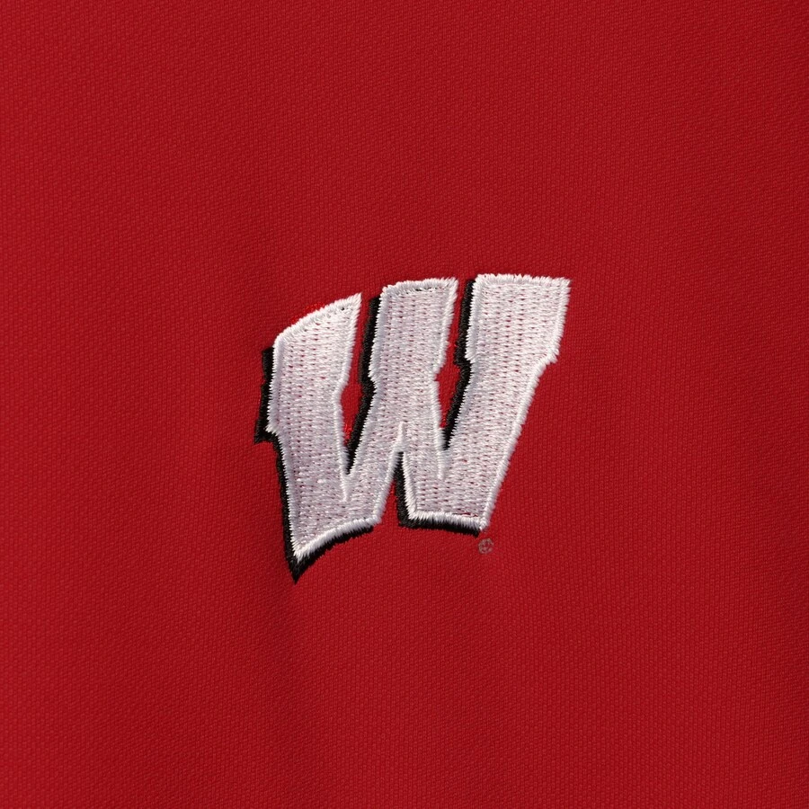 Wisconsin Badgers Columbia Golf Sand Save Omni-Wick Polo - Red 4 Wisconsin Badgers Columbia Golf Sand Save Omni-Wick Polo - Red - Image 4