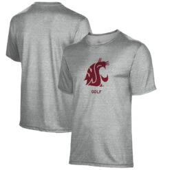 Washington State Cougars Golf Name Drop T-Shirt - Gray