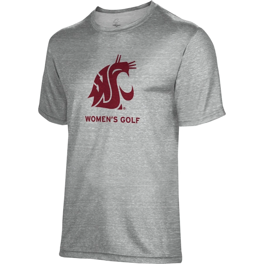 Washington State Cougars Women's Golf Name Drop T-Shirt - Gray 2 Washington State Cougars Women's Golf Name Drop T-Shirt - Gray - Image 2