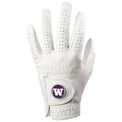 Washington Huskies Golf Glove - White