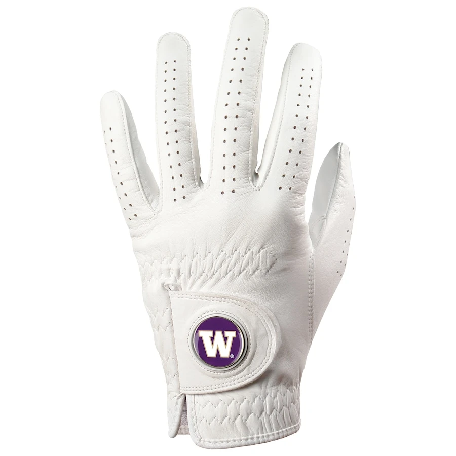 Washington Huskies Golf Glove - White 1 Washington Huskies Golf Glove - White