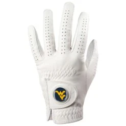 West Virginia Mountaineers Golf Glove - White