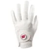 Wisconsin Badgers Golf Glove - White