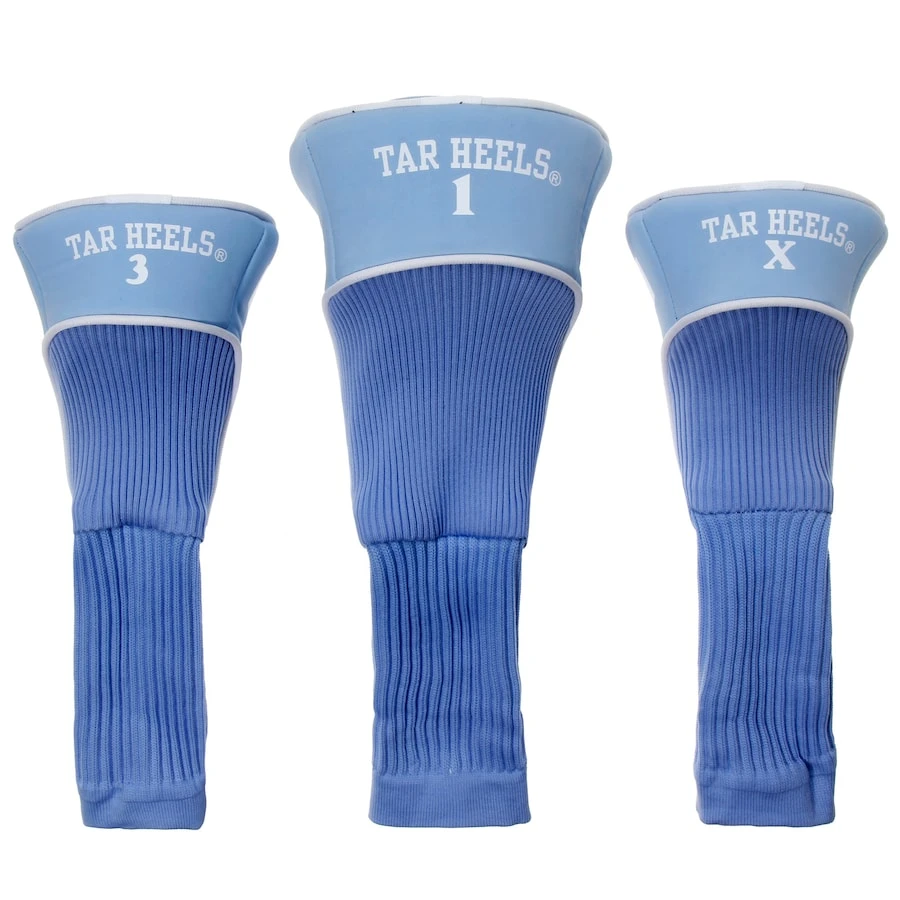 North Carolina Tar Heels 3-Pack Contour Golf Club Head Covers 2 North Carolina Tar Heels 3-Pack Contour Golf Club Head Covers - Image 2