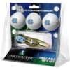 North Carolina Tar Heels 3-Pack Golf Ball Gift Set With Gold Crosshair Divot Tool