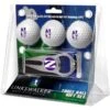 Northwestern Wildcats 3-Pack Golf Ball Gift Set With Hat Trick Divot Tool