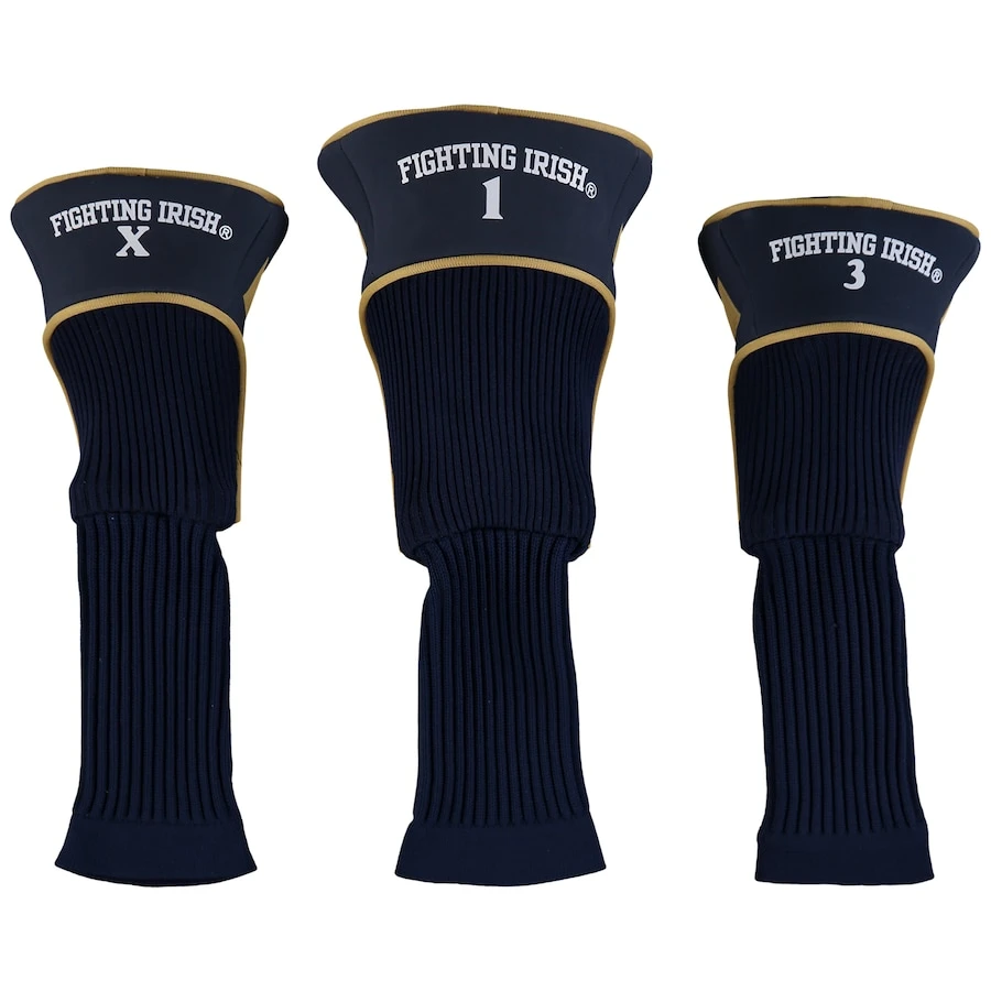 Notre Dame Fighting Irish 3-Pack Contour Golf Club Head Covers 2 Notre Dame Fighting Irish 3-Pack Contour Golf Club Head Covers - Image 2