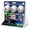 Ohio State Buckeyes 3-Pack Golf Ball Gift Set With Hat Trick Divot Tool