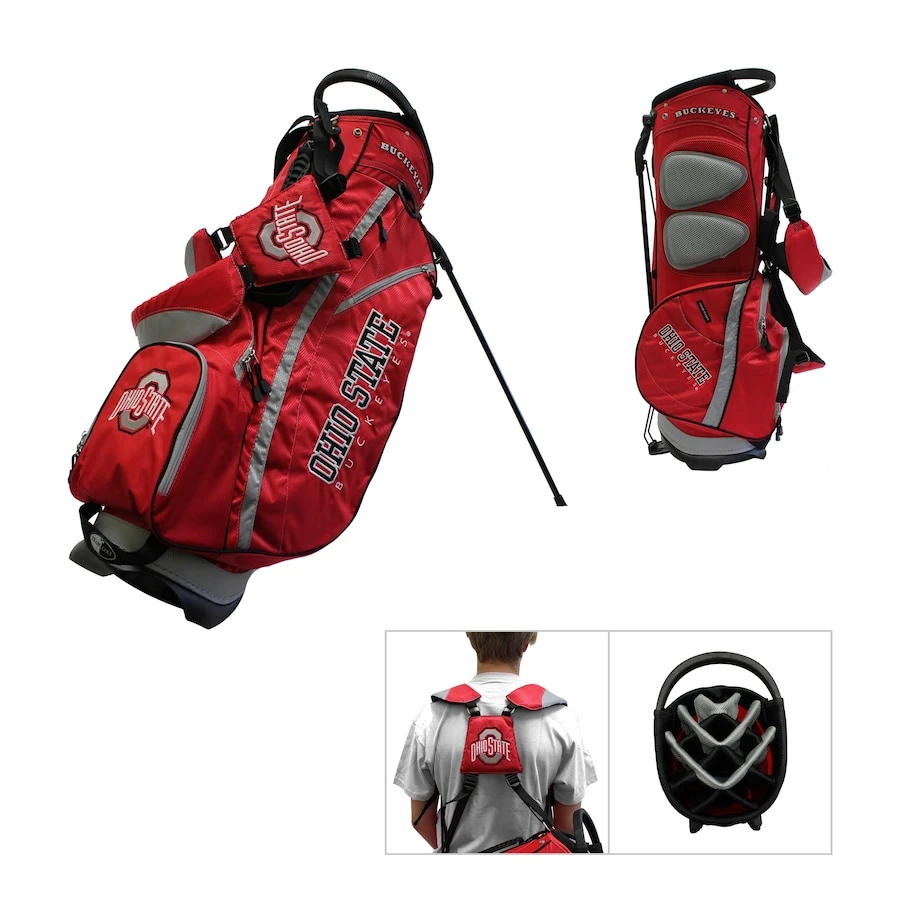 Ohio State Buckeyes Fairway Stand Golf Bag 2 Ohio State Buckeyes Fairway Stand Golf Bag - Image 2