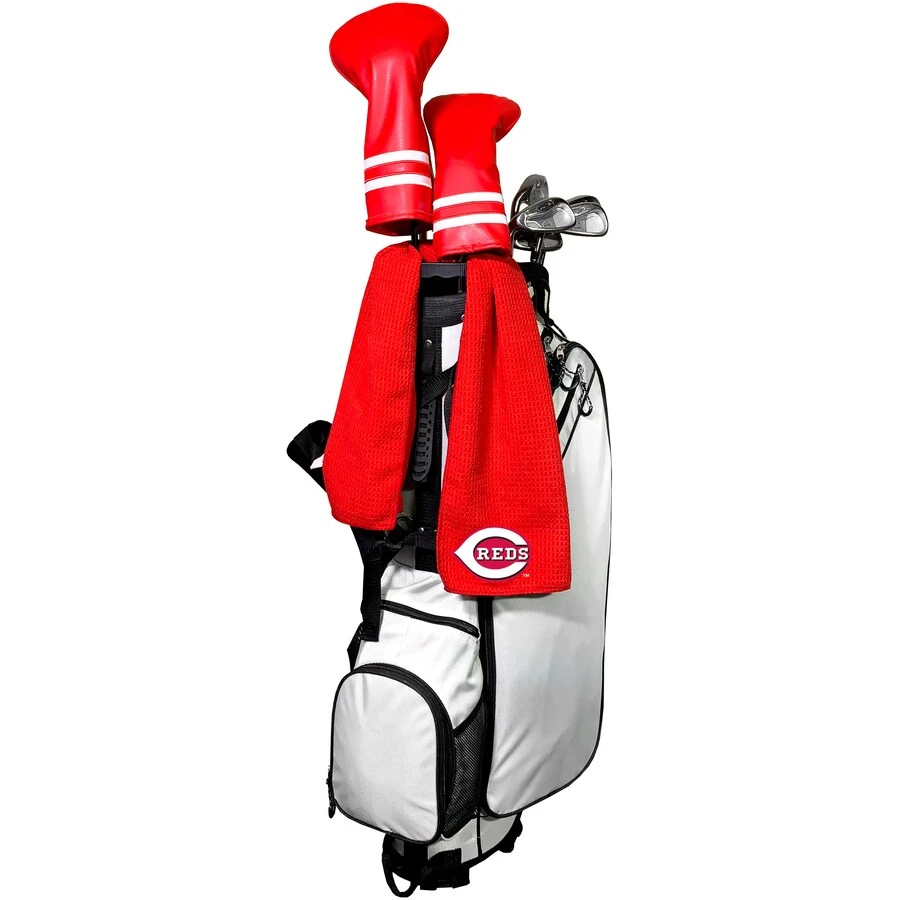 Cincinnati Reds 16'' X 40'' Microfiber Golf Towel - Red 2 Cincinnati Reds 16'' X 40'' Microfiber Golf Towel - Red - Image 2