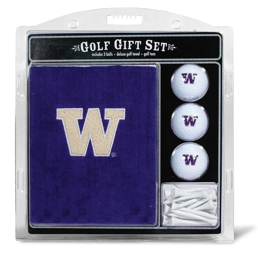 Washington Huskies Embroidered Golf Gift Set 1 Washington Huskies Embroidered Golf Gift Set