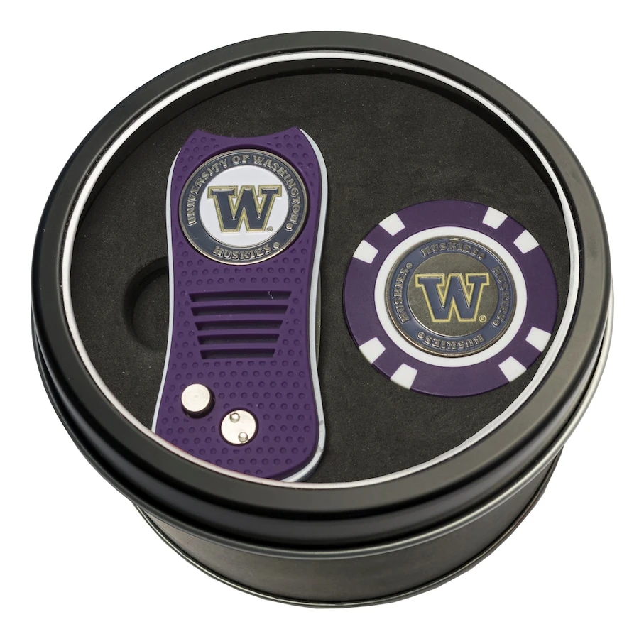 Washington Huskies Switch Chip Golf Tin Set 1 Washington Huskies Switch Chip Golf Tin Set