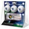 West Virginia Mountaineers 3-Ball Golf Ball Gift Set With Kool Divot Tool