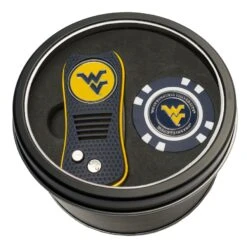 West Virginia Mountaineers Switch Chip Golf Tin Set