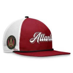 Atlanta United FC Fanatics Branded True Classic Golf Snapback Hat - Garnet/White