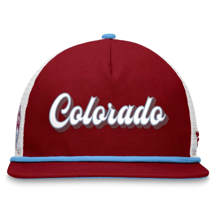 Colorado Rapids Fanatics Branded True Classic Golf Snapback Hat - Burgundy/White 2 Colorado Rapids Fanatics Branded True Classic Golf Snapback Hat - Burgundy/White - Image 2