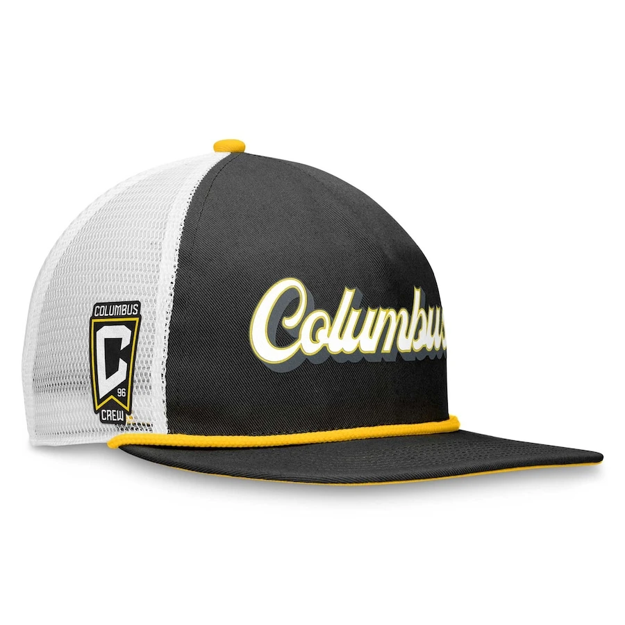 Columbus Crew Fanatics Branded True Classic Golf Snapback Hat - Black/White 1 Columbus Crew Fanatics Branded True Classic Golf Snapback Hat - Black/White