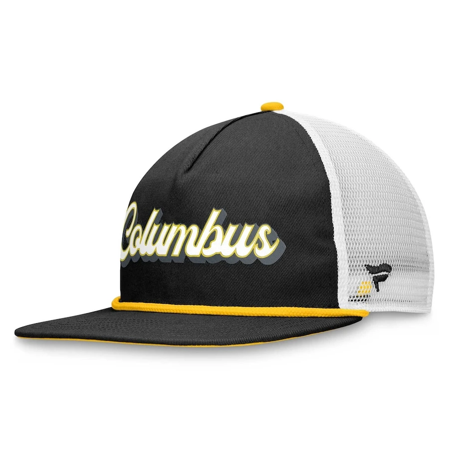 Columbus Crew Fanatics Branded True Classic Golf Snapback Hat - Black/White 3 Columbus Crew Fanatics Branded True Classic Golf Snapback Hat - Black/White - Image 3